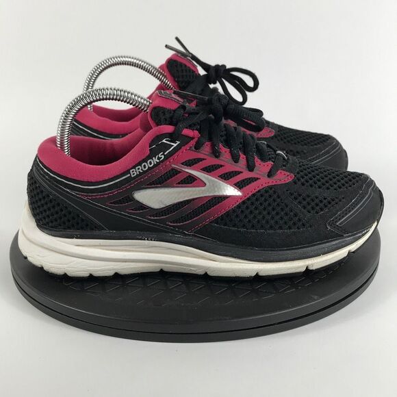 Brooks Addiction 13 Black/Pink Running Shoes 1202532B070 Women’s Size 7 2E - Picture 4 of 12